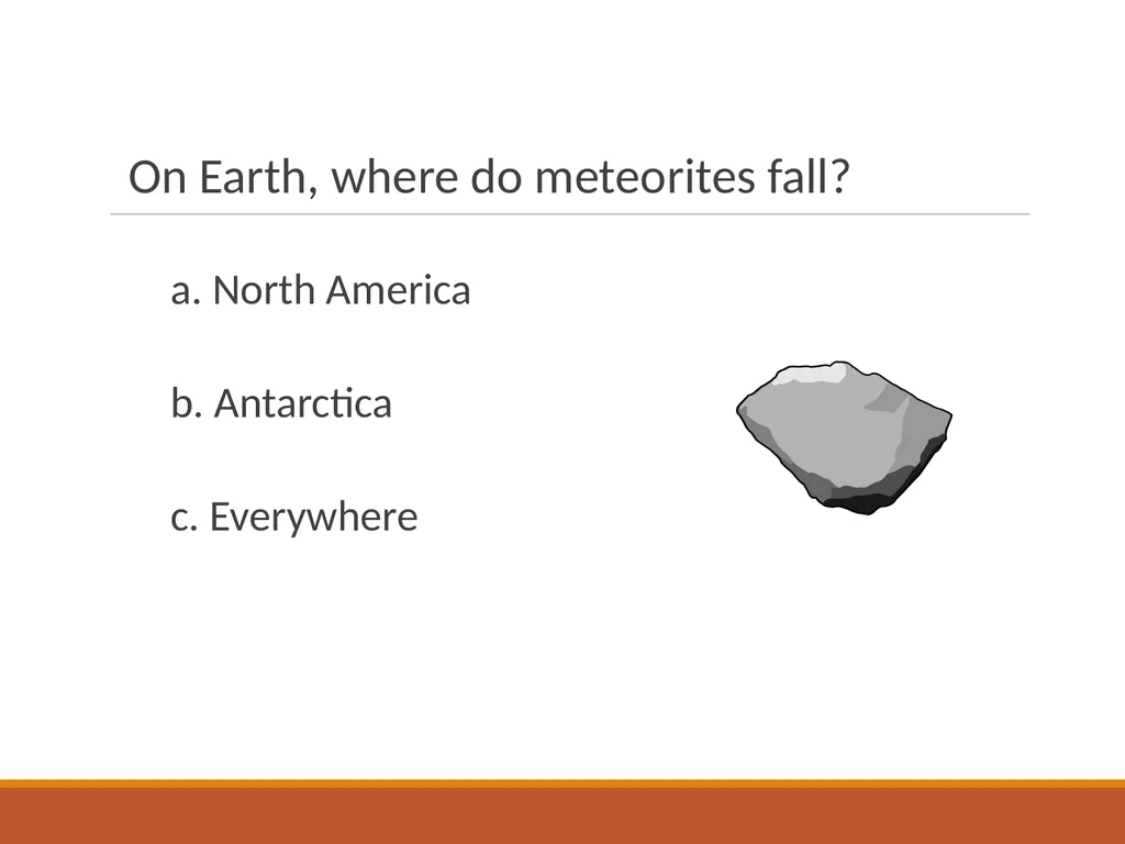 Space Rocks Questions and Answers Do large or - slide 10 of 45
