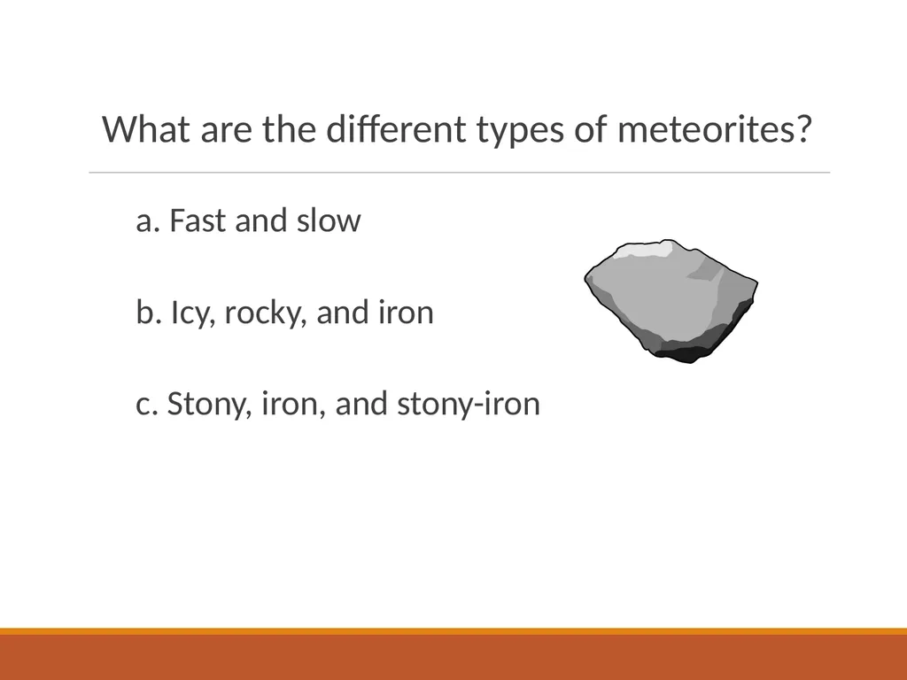 Space Rocks Questions and Answers Do large or - slide 21 of 45