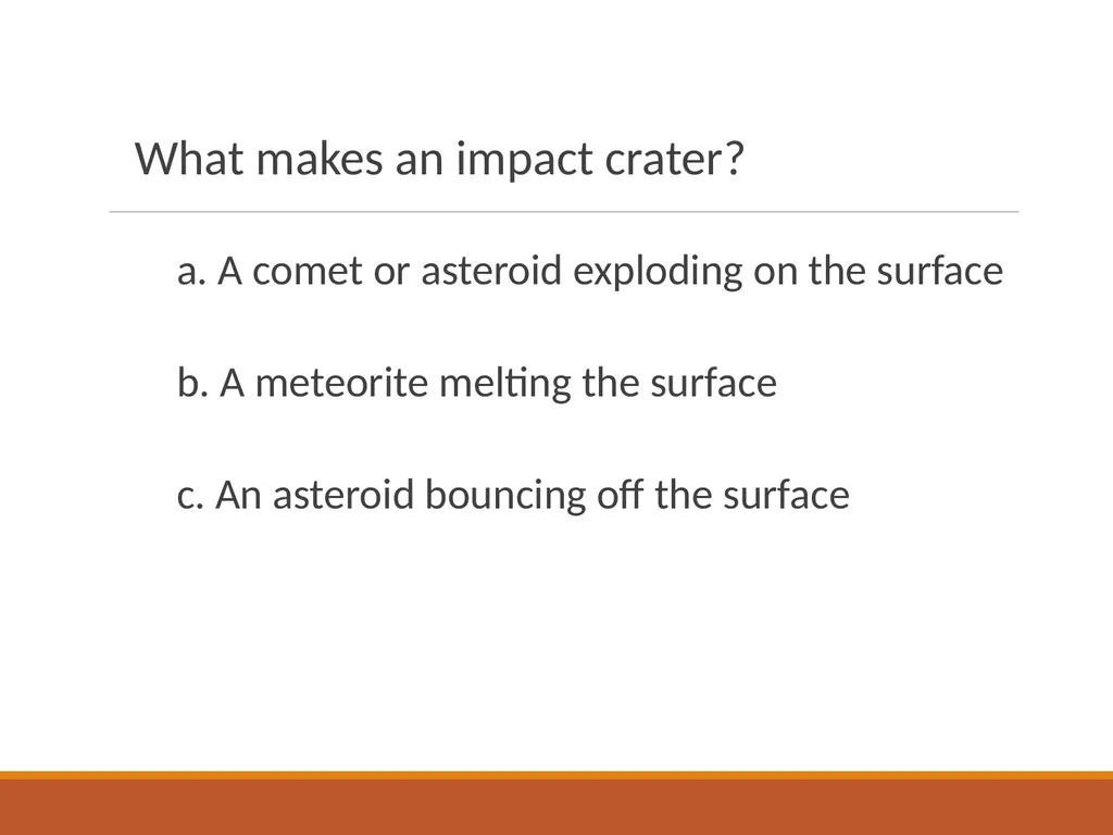 Space Rocks Questions and Answers Do large or - slide 24 of 45