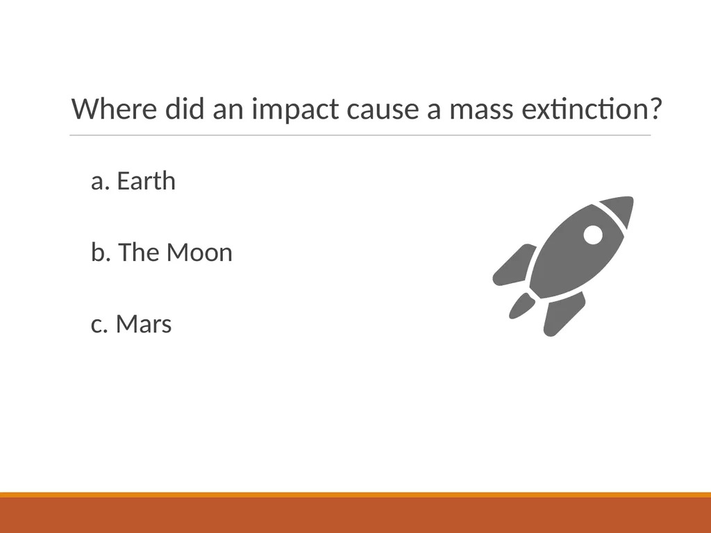 Space Rocks Questions and Answers Do large or - slide 5 of 45