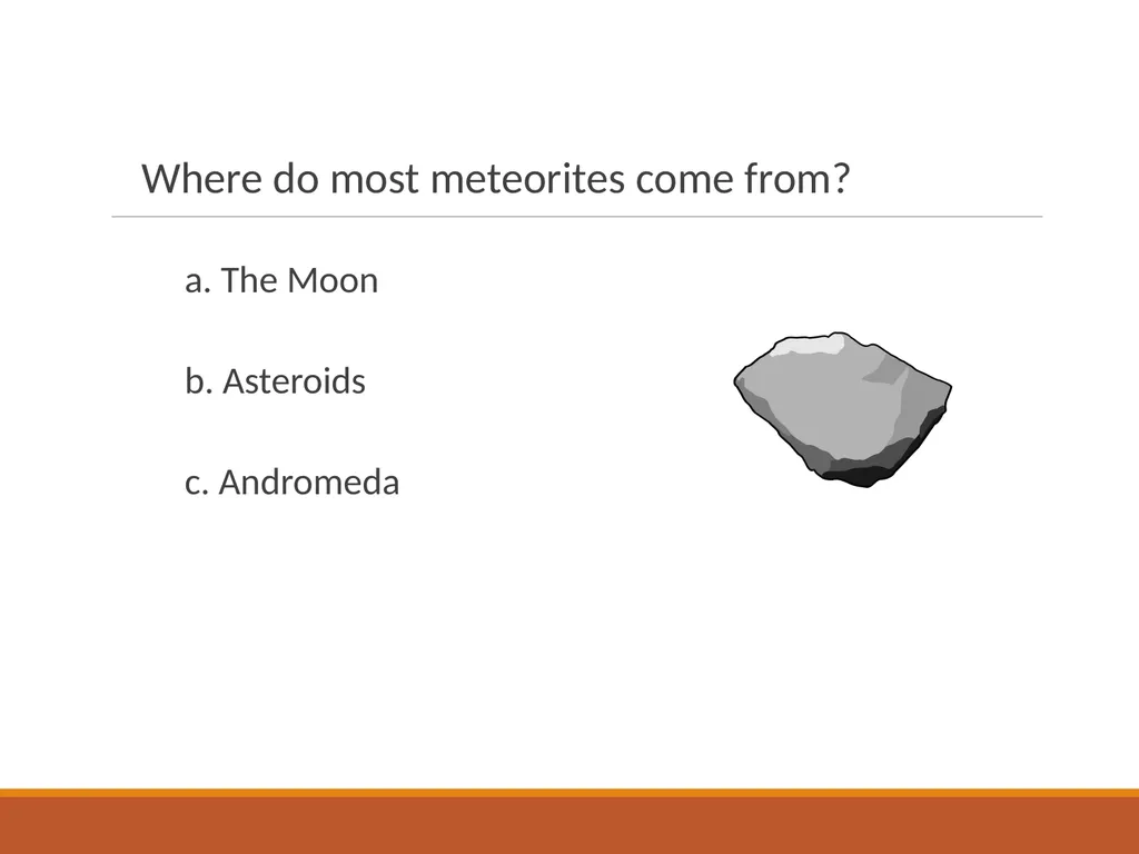 Space Rocks Questions and Answers Do large or - slide 27 of 45