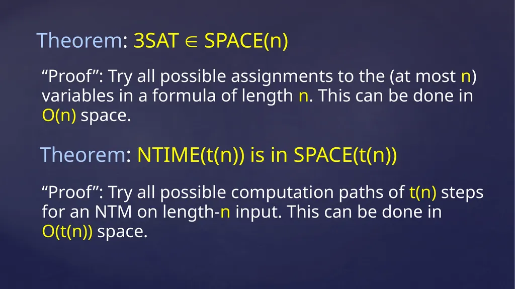 Space Complexity CS 154, Omer Reingold Measuring - slide 4 of 17
