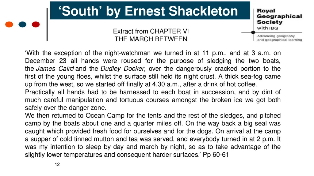 5. Staying Alive Shackleton 100 Endurance 100 - slide 12 of 23