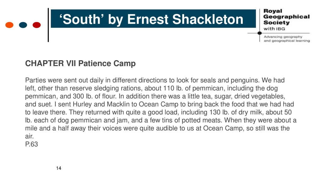 5. Staying Alive Shackleton 100 Endurance 100 - slide 14 of 23