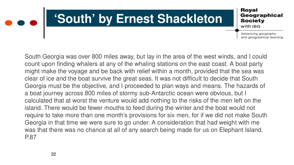 5. Staying Alive Shackleton 100 Endurance 100 - slide 22 of 23