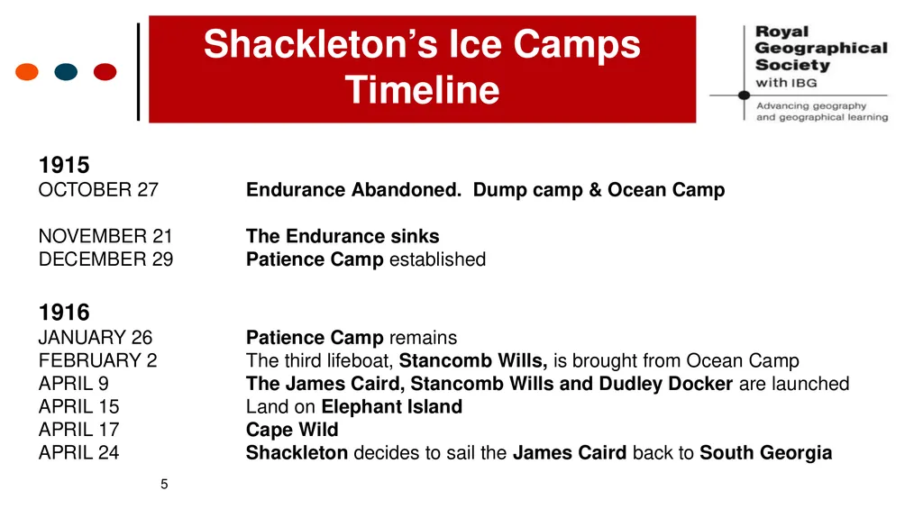 5. Staying Alive Shackleton 100 Endurance 100 - slide 5 of 23
