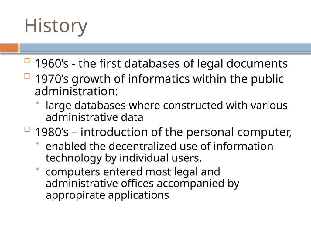 Artificial Intelligence & LAW Legal informatics - slide 22 of 35