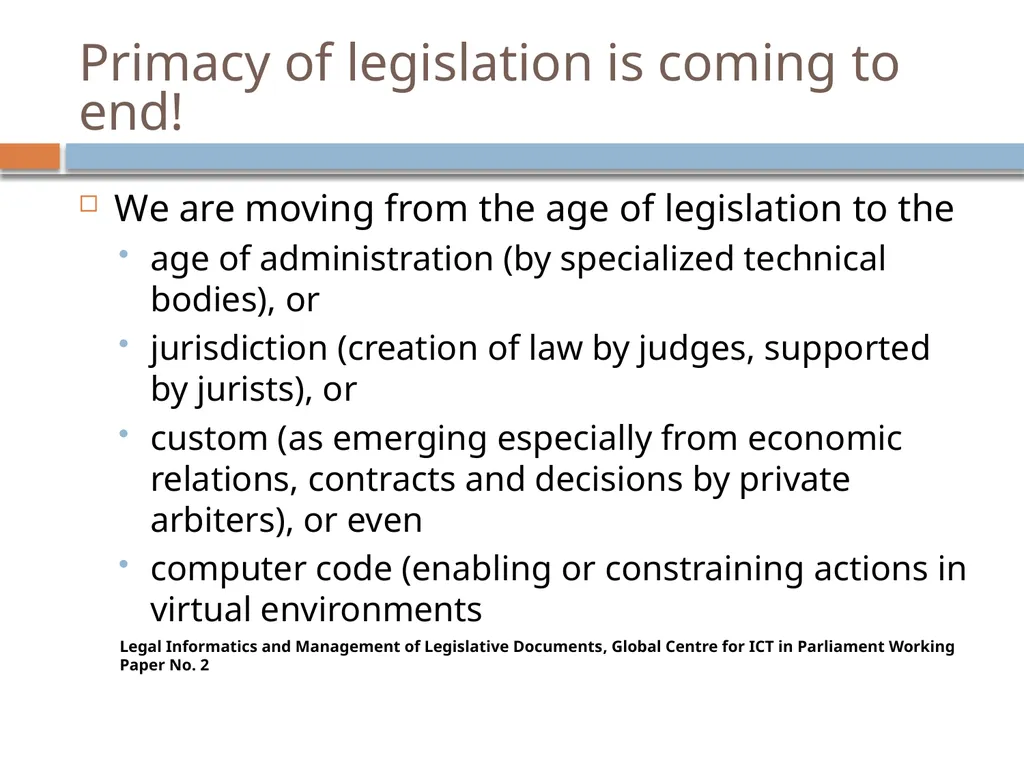 Artificial Intelligence & LAW Legal informatics - slide 9 of 35