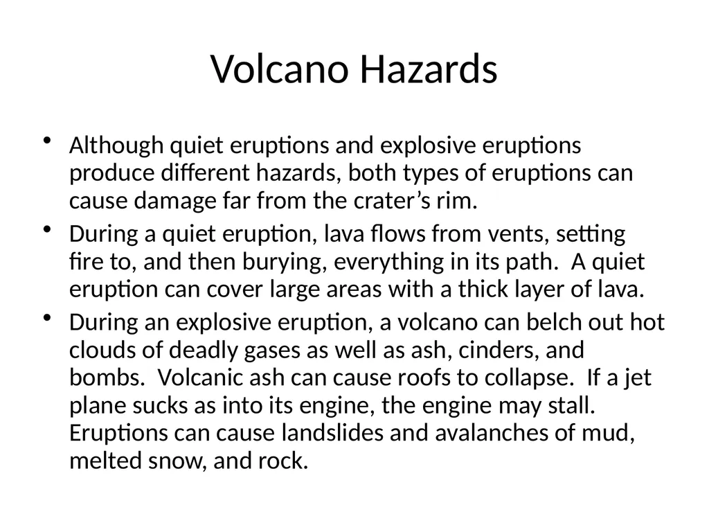 Volcanic Eruptions Key Terms Maga chamber pipe - slide 18 of 24