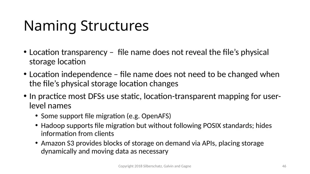 CSMC 412 Operating Systems Prof. Ashok K Agrawala - slide 46 of 64