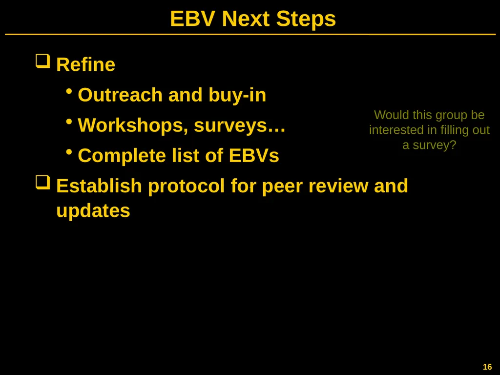 Gary GELLER NASA Ecological Forecasting Program - slide 16 of 17