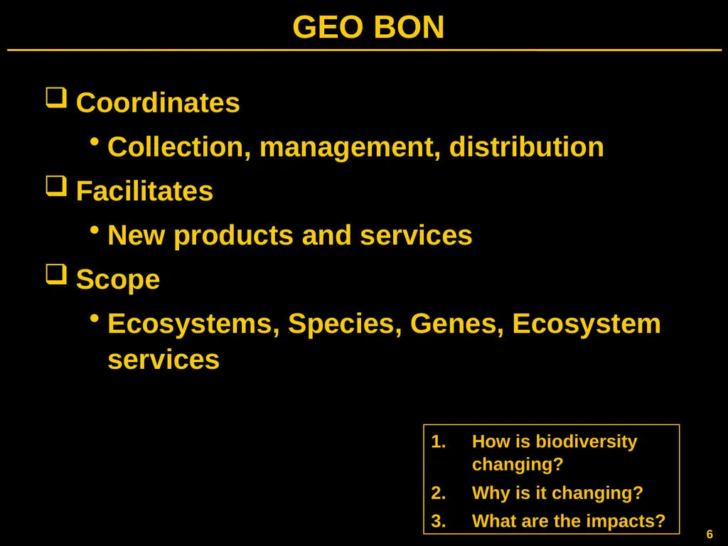 Gary GELLER NASA Ecological Forecasting Program - slide 6 of 17