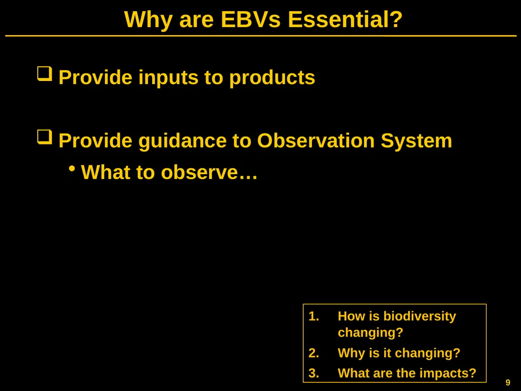 Gary GELLER NASA Ecological Forecasting Program - slide 9 of 17