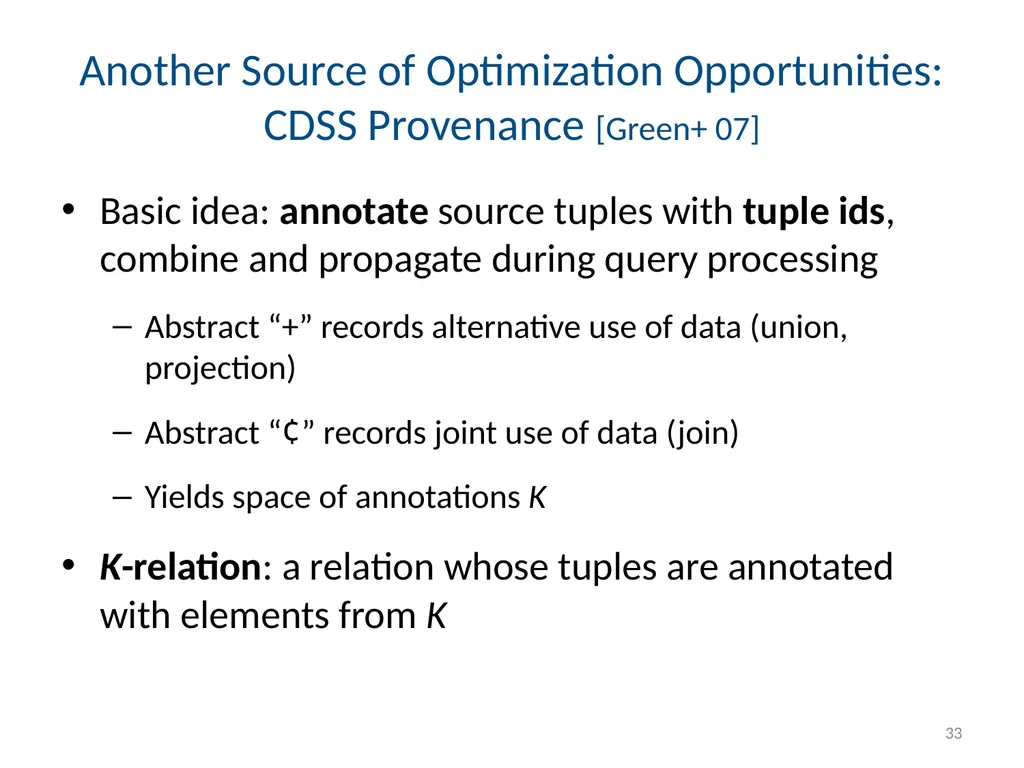 Todd J. Green University of California, Davis - slide 33 of 54