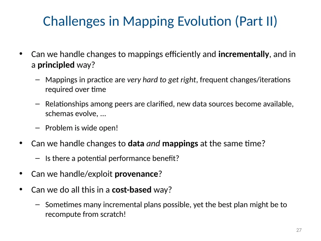 Todd J. Green University of California, Davis - slide 27 of 54