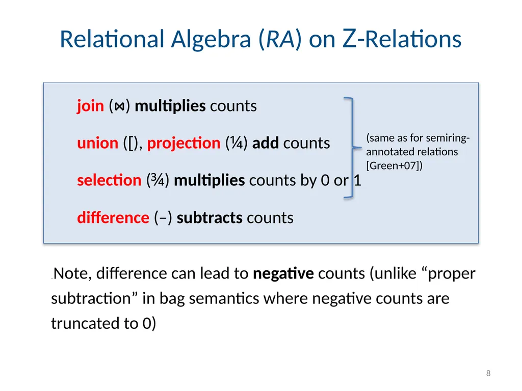 Todd J. Green University of California, Davis - slide 8 of 54