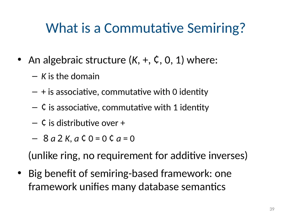 Todd J. Green University of California, Davis - slide 39 of 54