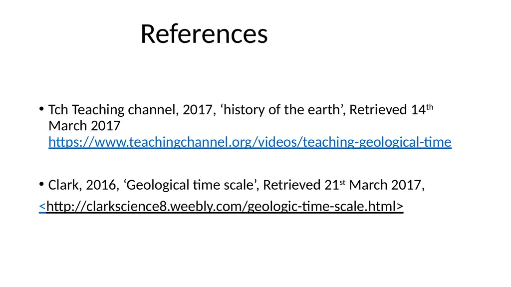A history of earth The Geological time scales How - slide 12 of 12