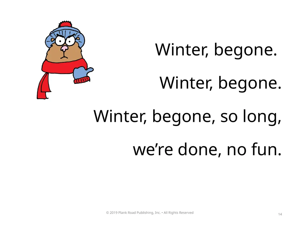 1 2 How could anybody like the winter? How could - slide 14 of 17
