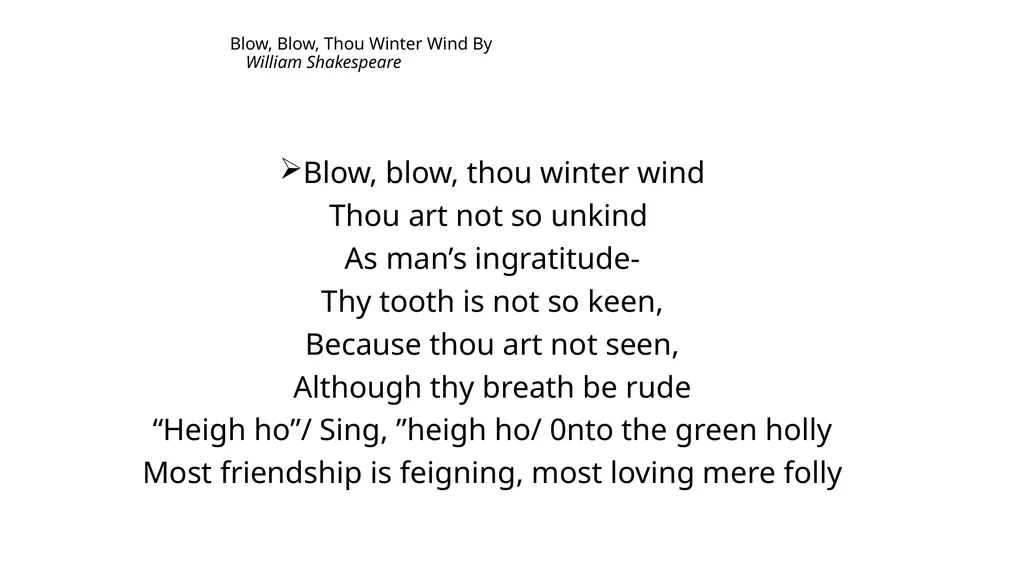 Blow, Blow, Thou Winter Wind By William - slide 4 of 8