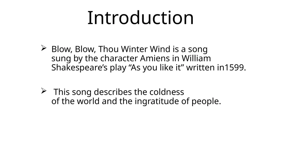 Blow, Blow, Thou Winter Wind By William - slide 2 of 8