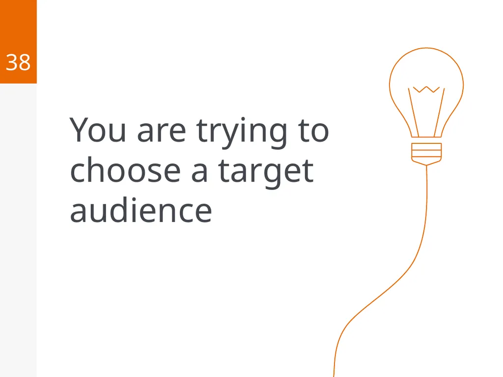 Introduction to Audience research September 12, - slide 38 of 39