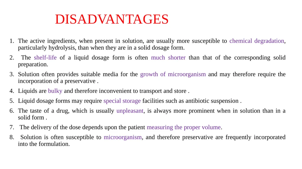Liquid Dosages forms UNIVERSITY EDUCATION AND - slide 6 of 24