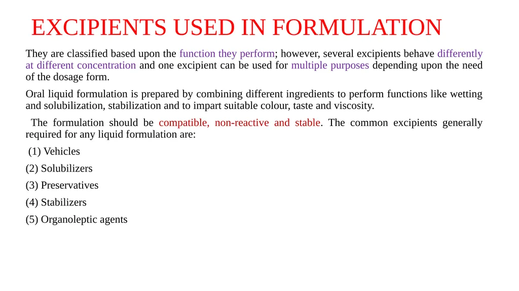 Liquid Dosages forms UNIVERSITY EDUCATION AND - slide 7 of 24