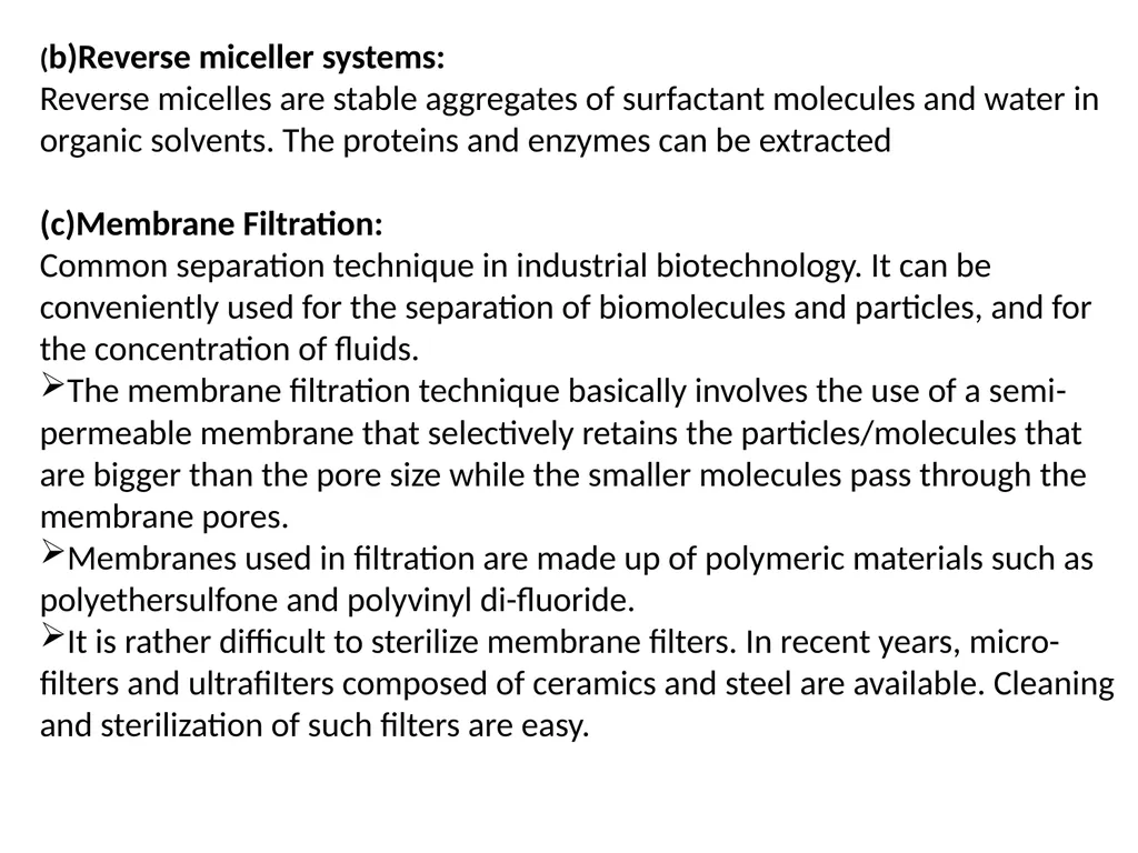 Downstream Recovery The five stages are: - slide 21 of 33
