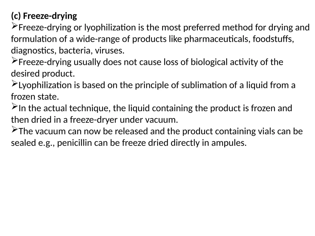 Downstream Recovery The five stages are: - slide 33 of 33