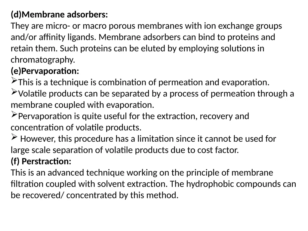 Downstream Recovery The five stages are: - slide 22 of 33
