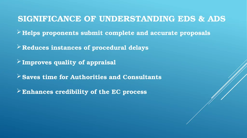 essential details sought (EDS) and Additional - slide 7 of 15