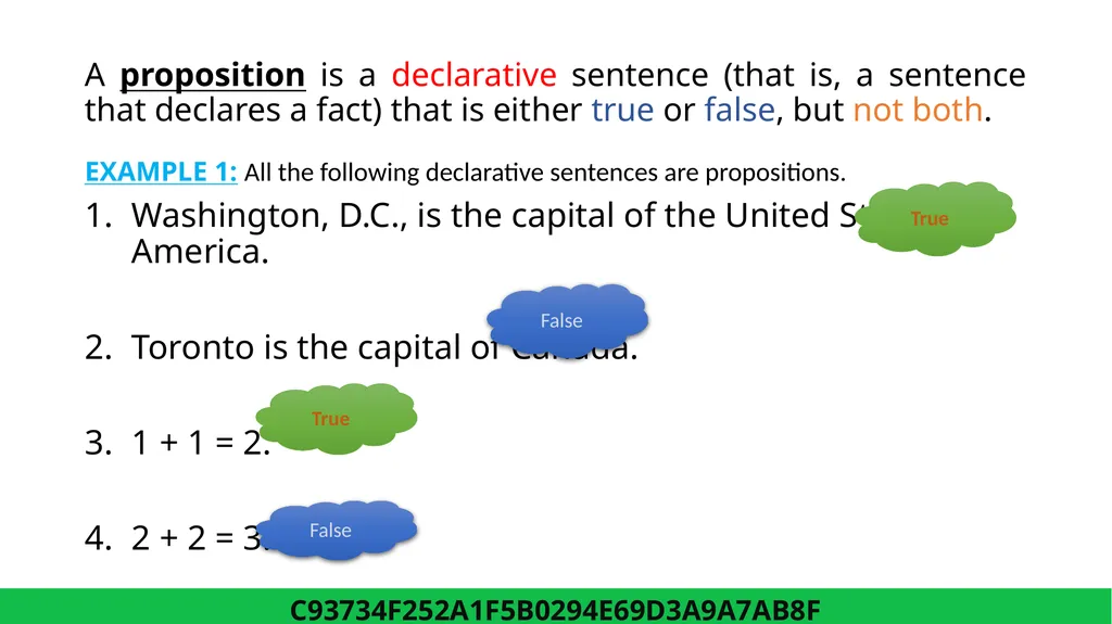 Proposition Logic BY Dr. ISMAEL ABDUL SATTAR A - slide 2 of 9
