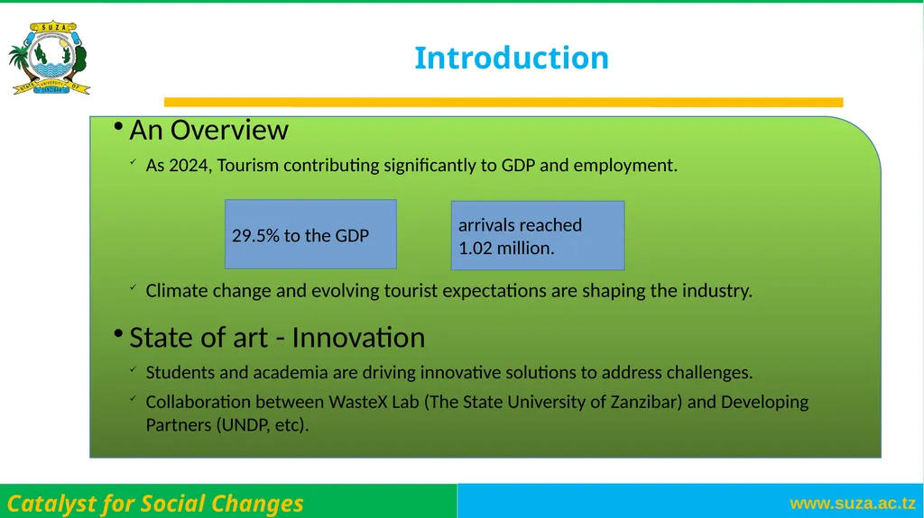 , Zanzibar circular economy workshop for - slide 2 of 13