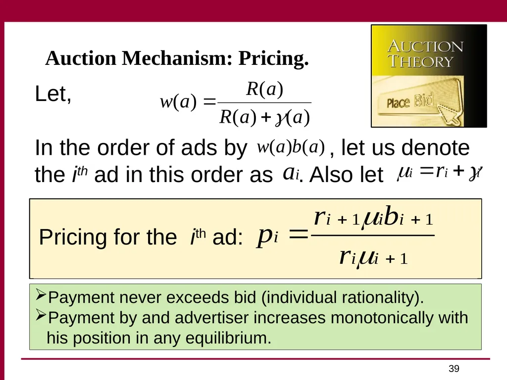 Trust and Profit Sensitive Ranking for Web - slide 39 of 51