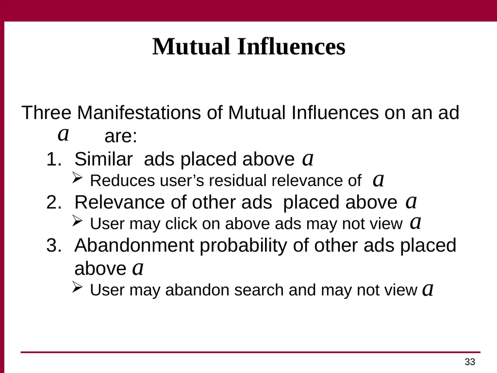 Trust and Profit Sensitive Ranking for Web - slide 33 of 51
