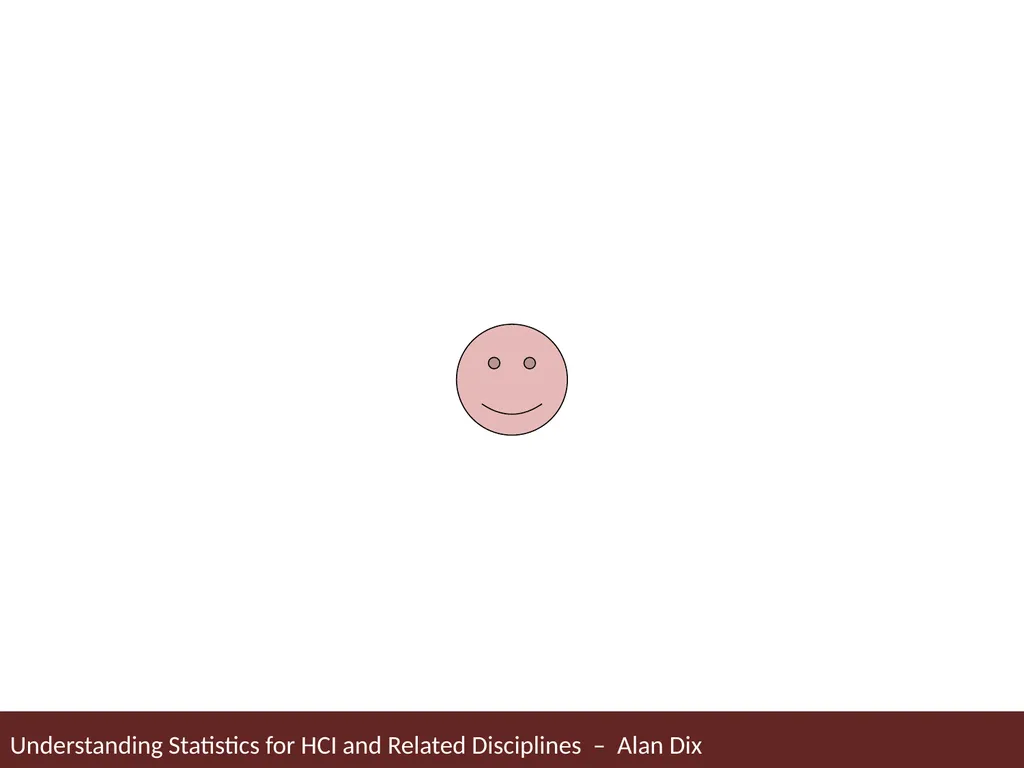 Understanding Statistics for HCI and Related - slide 17 of 61