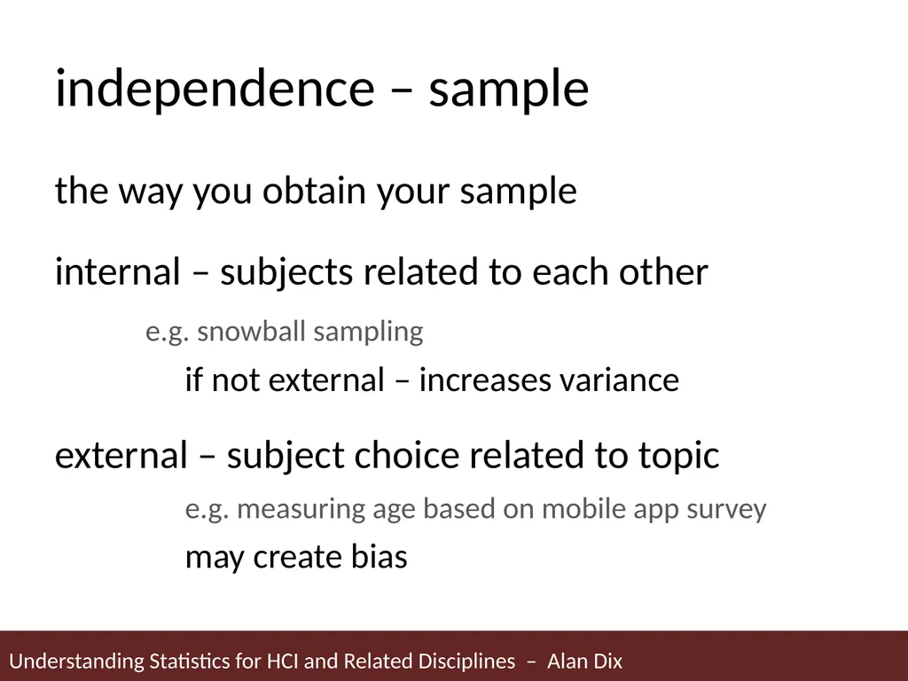 Understanding Statistics for HCI and Related - slide 34 of 61
