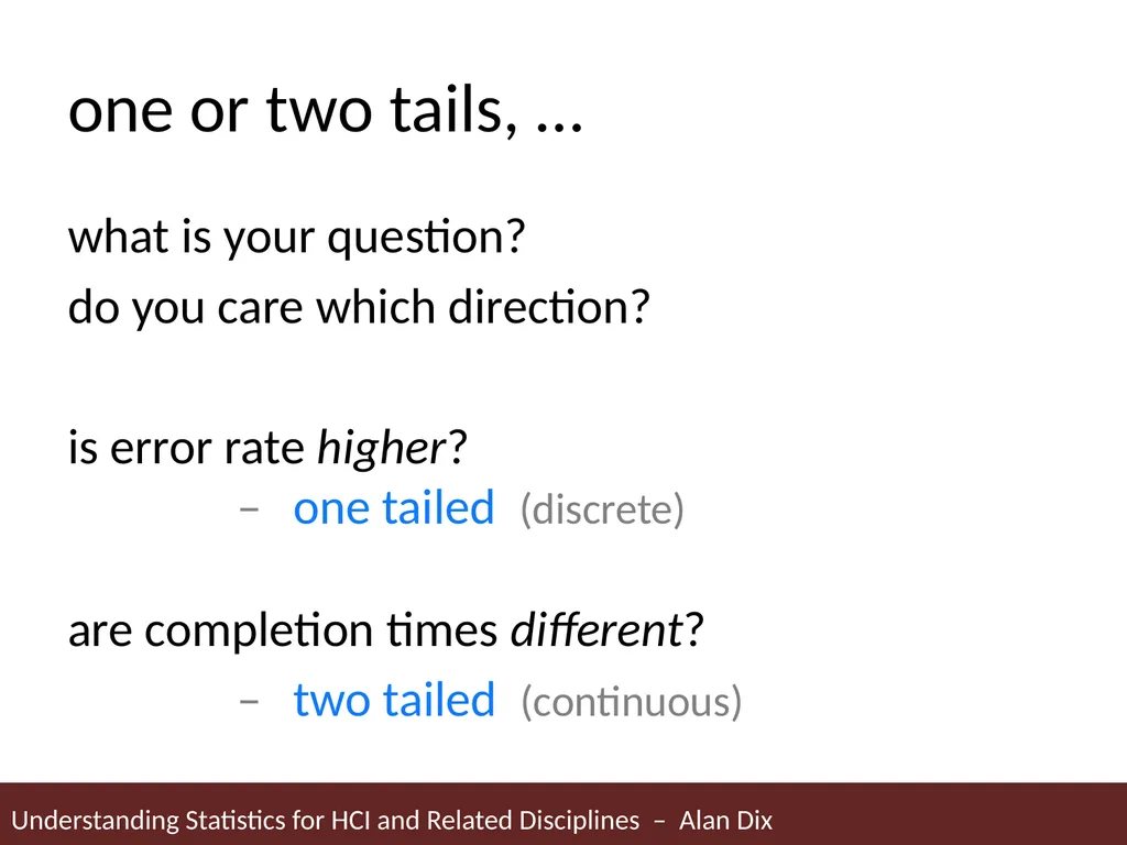 Understanding Statistics for HCI and Related - slide 54 of 61