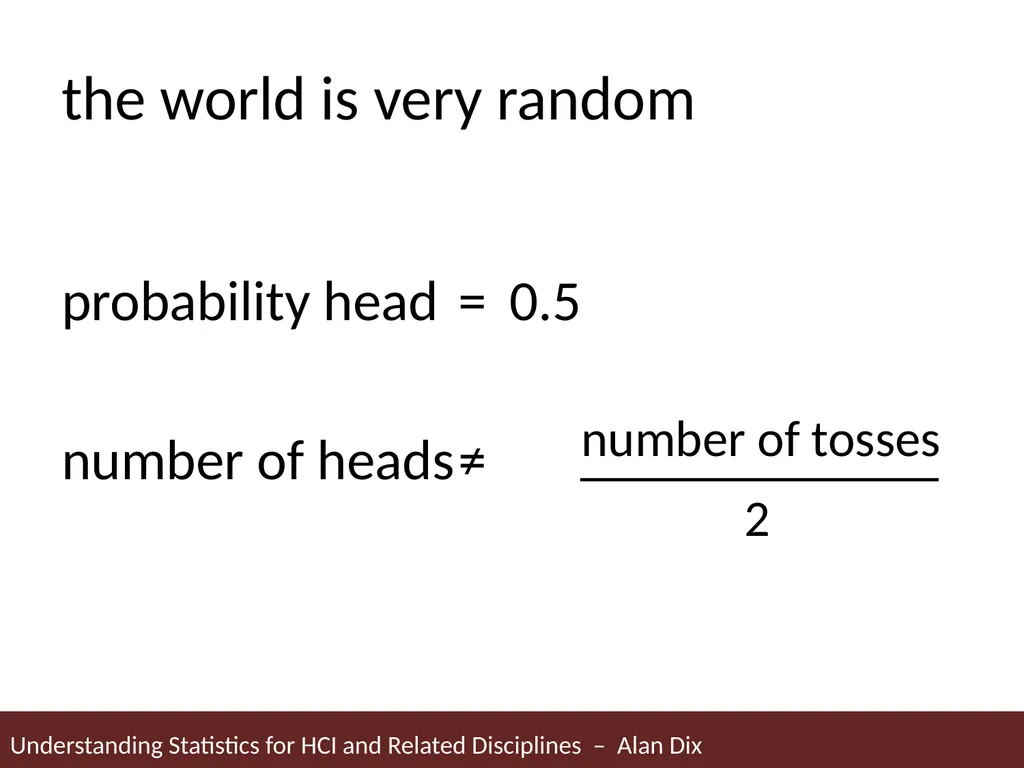Understanding Statistics for HCI and Related - slide 15 of 61