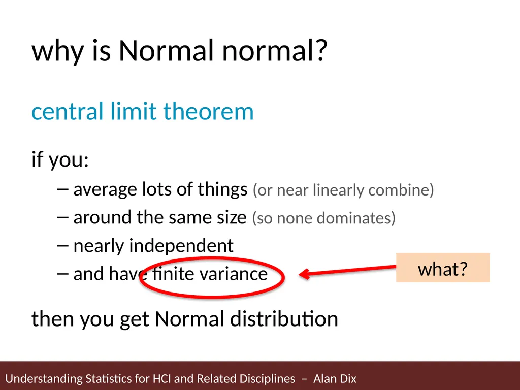 Understanding Statistics for HCI and Related - slide 58 of 61
