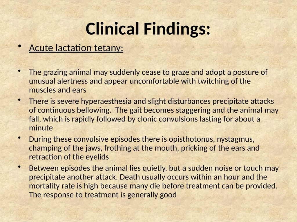 Hypomagnesaemia in Dairy Cows This group of - slide 11 of 17