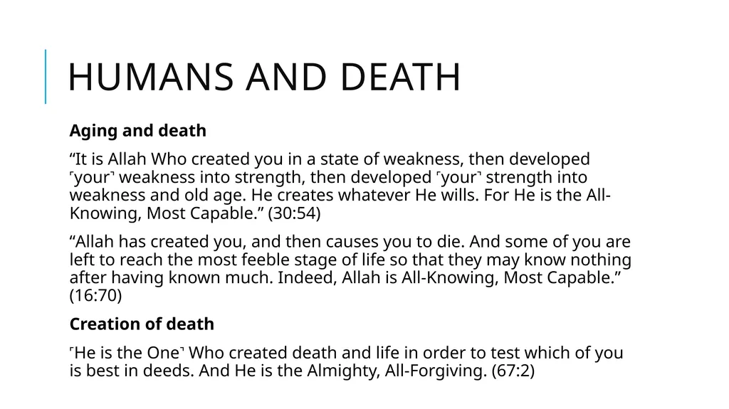 Origins, Creation, and Earth History in the Quran - slide 37 of 44