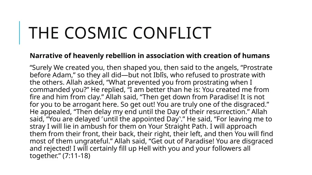 Origins, Creation, and Earth History in the Quran - slide 29 of 44