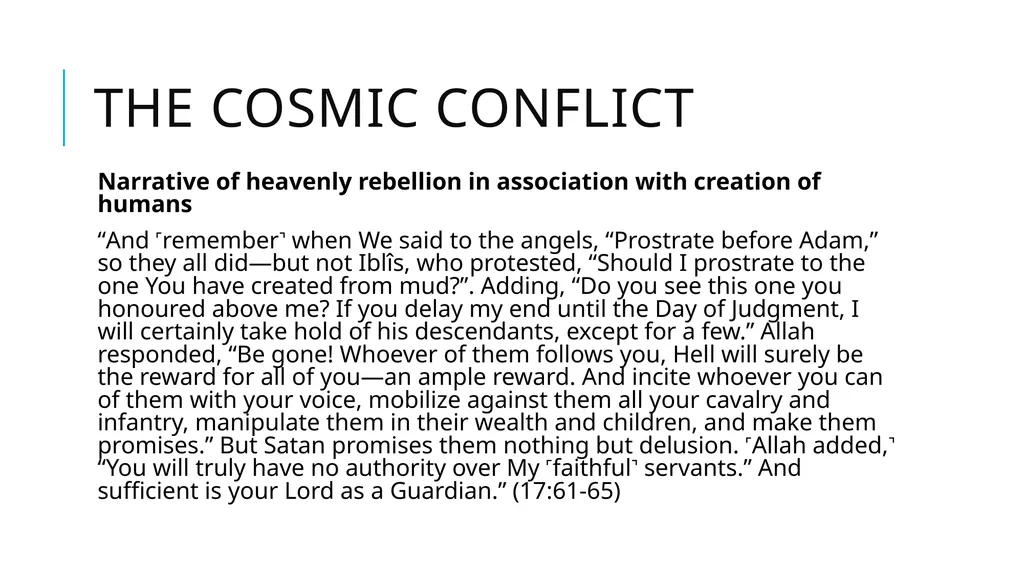 Origins, Creation, and Earth History in the Quran - slide 31 of 44