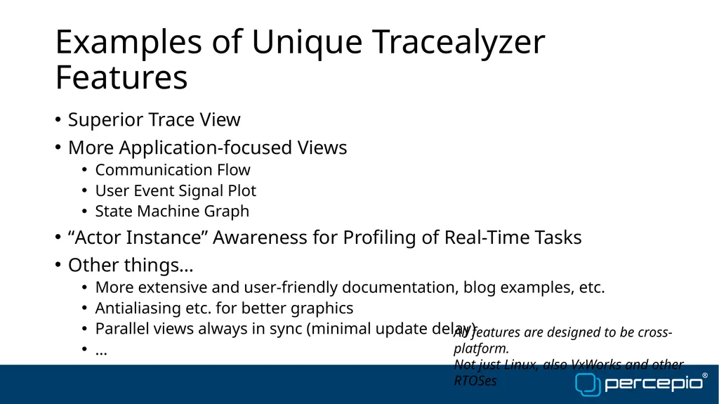 Benefits of Tracealyzer vs. Trace Compass Johan - slide 9 of 16