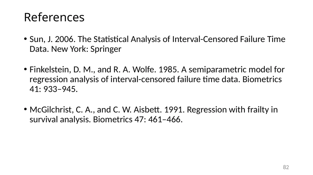 Survival analysis using Stata Gabriela Ortiz 1 - slide 82 of 83