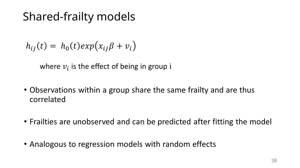 Survival analysis using Stata Gabriela Ortiz 1 - slide 38 of 83