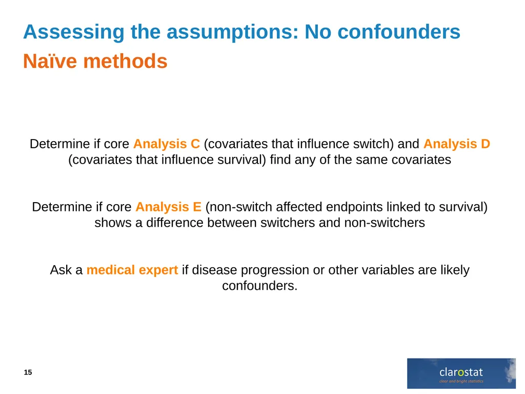 Adjusting effects for treatment switching in HTA - slide 15 of 20