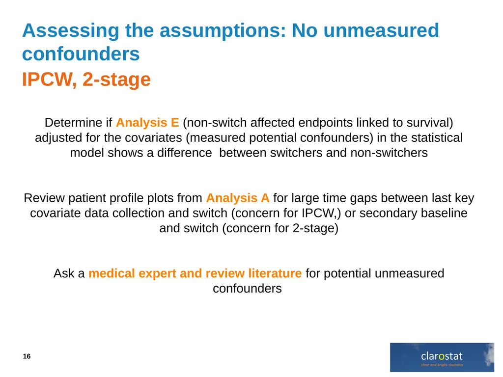 Adjusting effects for treatment switching in HTA - slide 16 of 20
